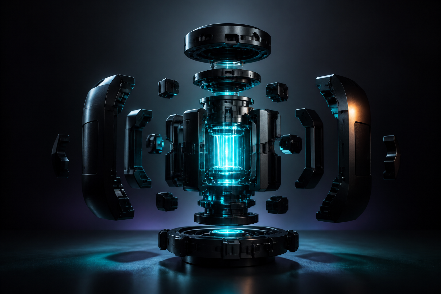 Modular components assembling into a precise, maintainable agent skill instrument.