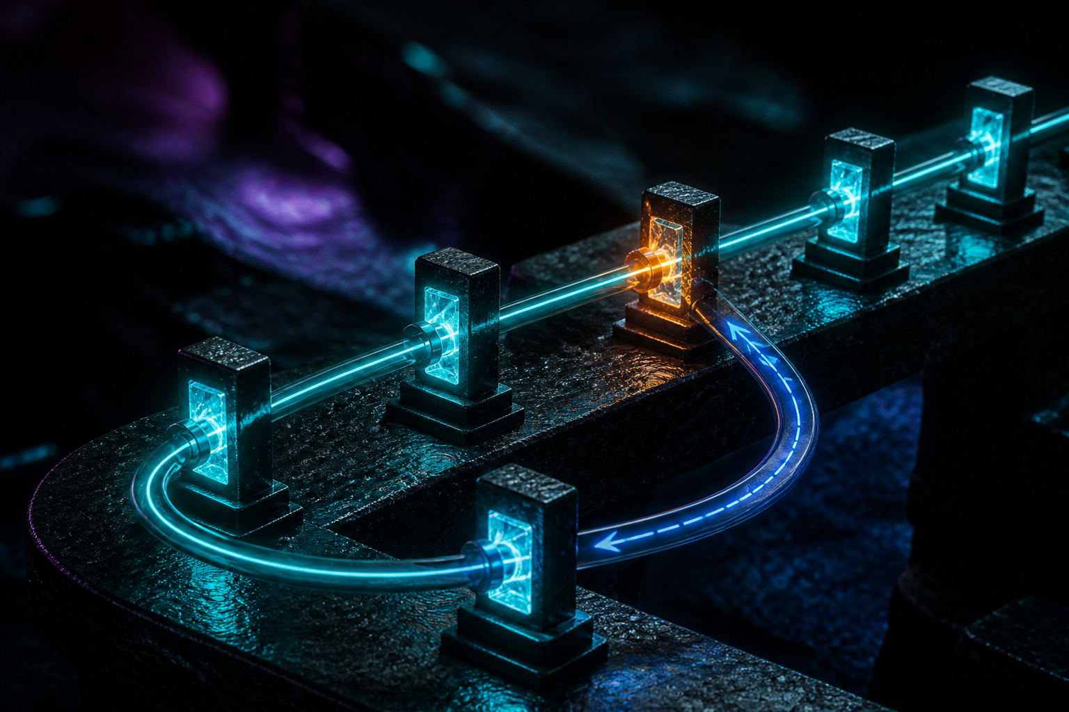 A data pipeline safely retrying from its last durable checkpoint.